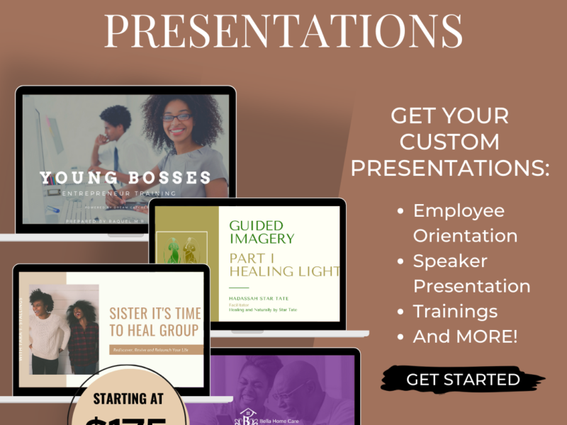 I will Design Your Custom Professional PowerPoint or Canva Presentation