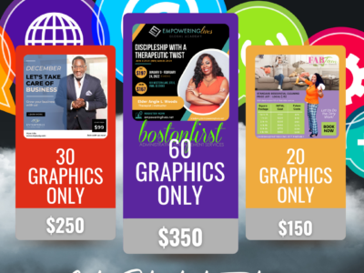 I will Design up to 60 Social Media Graphic Images for Your Brand or Business